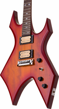 Electric guitar BC RICH MK9D Warlock Cherry Red Sunburst w/case - 3