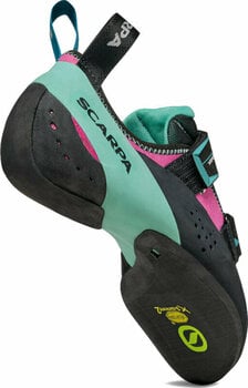 Climbing Shoes Scarpa Vapor V Woman Dahlia/Aqua 41 Climbing Shoes - 6