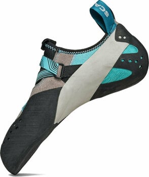Zapatos de escalada Scarpa Veloce Woman Light Gray/Maldive 38 Zapatos de escalada - 4