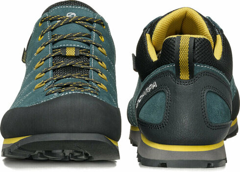 Mens Outdoor Shoes Scarpa Crux GTX Petrol/Mustard 41 Mens Outdoor Shoes - 5