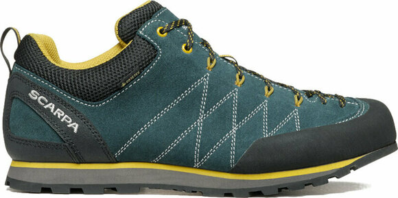 Mens Outdoor Shoes Scarpa Crux GTX Petrol/Mustard 45,5 Mens Outdoor Shoes - 2