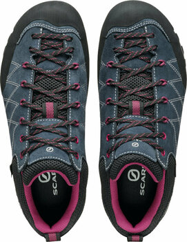 Womens Outdoor Shoes Scarpa Crux GTX Woman Blue/Cherry 37 Womens Outdoor Shoes - 4