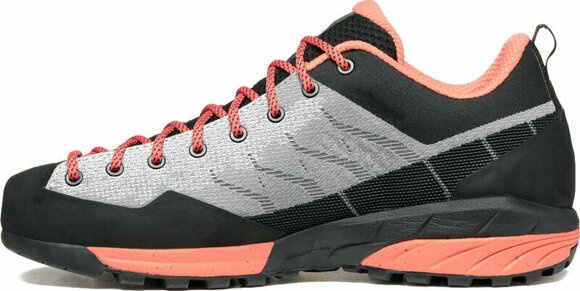 Womens Outdoor Shoes Scarpa Mescalito Planet Woman Light Gray/Coral 37 Womens Outdoor Shoes - 3