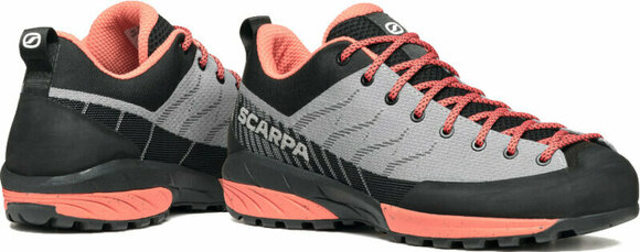 Womens Outdoor Shoes Scarpa Mescalito Planet Woman Light Gray/Coral 37 Womens Outdoor Shoes - 6