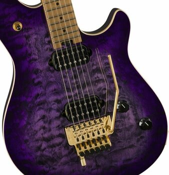 Elektrische gitaar EVH Wolfgang Special QM Purple Burst - 4