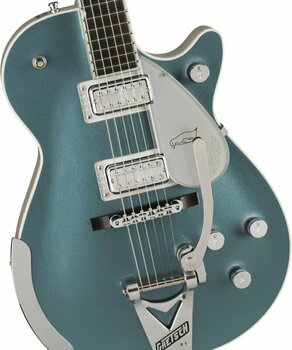 Guitare électrique Gretsch G6134T-140 LTD 140th Double Platinum Penguin Two-Tone Stone Platinum/Pure Platinum - 4