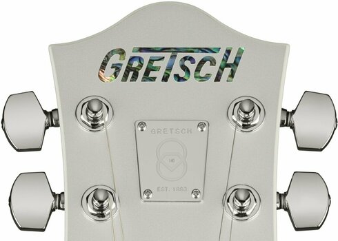 Guitare semi-acoustique Gretsch G6118T-140 LTD 140th Double Platinum Anniversary Two-Tone Pure Platinum/Stone Platinum Guitare semi-acoustique - 8