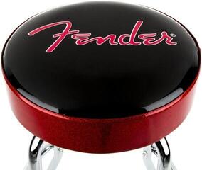 Bar Stool Fender Red Sparkle Logo 30" Bar Stool - 1