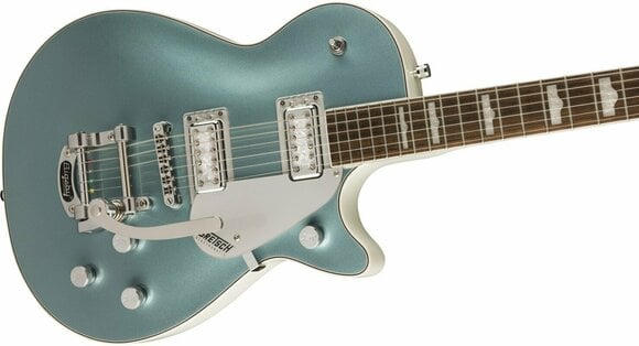 Guitarra elétrica Gretsch G5230T-140 Electromatic 140th Double Platinum Jet Two-Tone Stone Platinum/Pearl Platinum Guitarra elétrica - 3