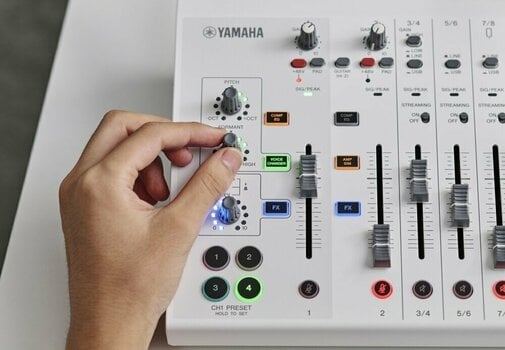 Podcastový mixpult Yamaha AG08 White - 8