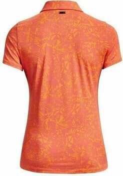 Chemise polo Under Armour Women's UA Zinger Printed Polo Pink Shock/Orange Blast/Metallic Silver XS - 2
