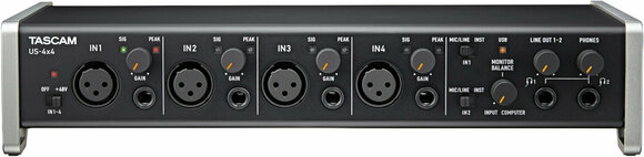 USB-audio-interface - geluidskaart Tascam US-4x4TP TrackPack - 4