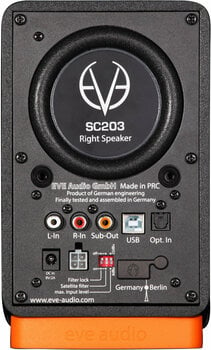 Monitor de estúdio ativo de 2 vias Eve Audio SC203 - 2