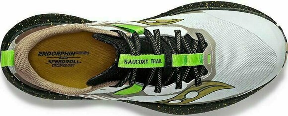 Trail running shoes Saucony Endorphin Edge Mens Shoes Fog/Black 44 Trail running shoes - 3