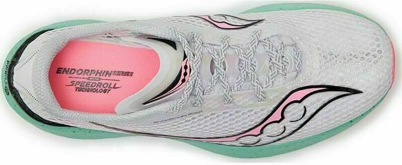 Pantofi de alergare pe șosea
 Saucony Endorphin Pro 3 Womens Shoes Fog/Vizipink 39 Pantofi de alergare pe șosea - 3