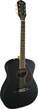 Electro-acoustic guitar Fender Tim Armstrong Deluxe with Case Black - 3