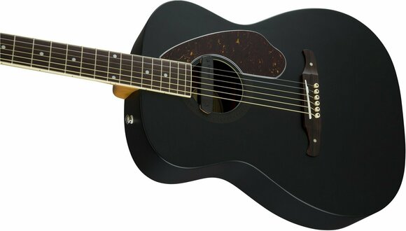 Elektroakustisk guitar Fender Tim Armstrong Deluxe with Case Black - 4