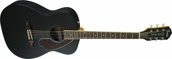 Electro-acoustic guitar Fender Tim Armstrong Deluxe with Case Black - 5