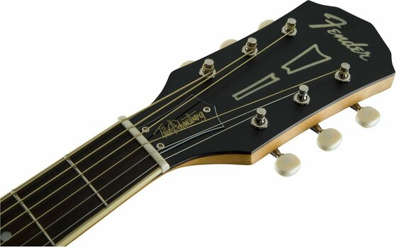 Electro-acoustic guitar Fender Tim Armstrong Deluxe with Case Black - 10