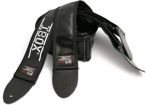 Leather guitar strap iBox CL72-i Leather guitar strap Black - 3