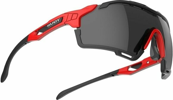 Lunettes vélo Rudy Project Cutline Fire Red Matte/Smoke Black Lunettes vélo - 3