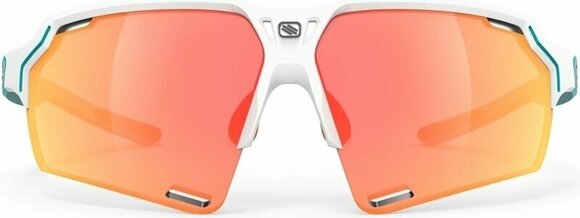 Cyklistické okuliare Rudy Project Deltabeat White Emerald Matte/Multilaser Orange Cyklistické okuliare - 2