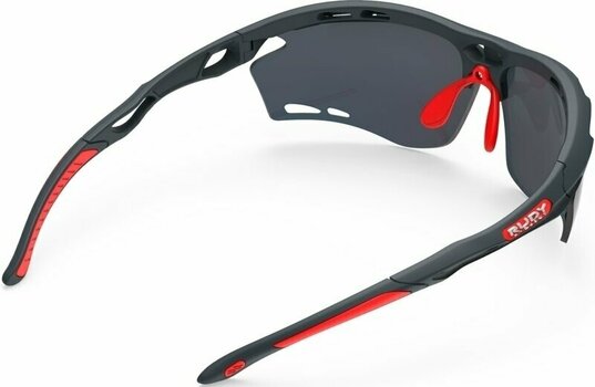 Cyklistické brýle Rudy Project Propulse Charcoal Matte/Multilaser Red Cyklistické brýle - 5