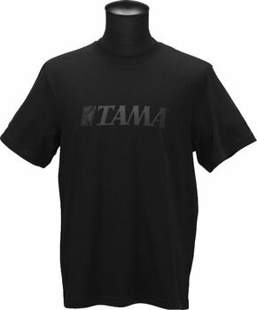 T-Shirt Tama T-Shirt T-Shirt Black with Black Logo Black S - 3