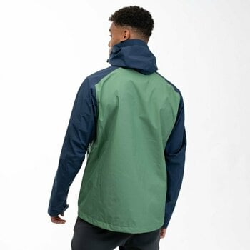 Outdoorjas Bergans Skar Light 3L Shell Jacket Men Dark Jade Green/Navy Blue S Outdoorjas - 3