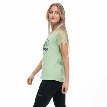 Camisa para exteriores Bergans Classic V2 Tee Women Light Jade Green M Camisa para exteriores - 5