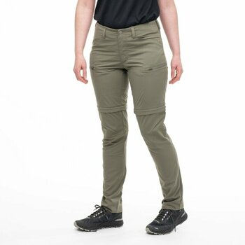 Outdoorové kalhoty Bergans Utne ZipOff Pants Women Green Mud/Dark Green Mud XS Outdoorové kalhoty - 2
