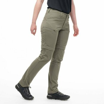 Outdoor Pants Bergans Utne ZipOff Pants Women Green Mud/Dark Green Mud XS Outdoor Pants - 3