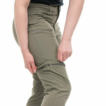Outdoorové kalhoty Bergans Utne ZipOff Pants Women Green Mud/Dark Green Mud XS Outdoorové kalhoty - 6