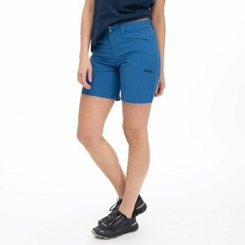 Outdoor Shorts Bergans Vandre Light Softshell Shorts Women North Sea Blue 36 Outdoor Shorts - 5