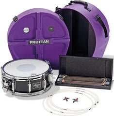 Snare Drum Sonor Gavin Harrison "Protean" 14" Black Snare Drum - 1