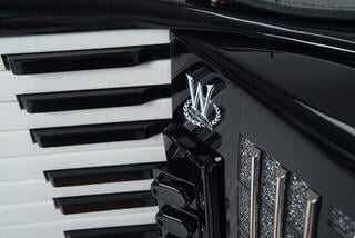 Piano accordion Weltmeister Topas 37/96/IV/11/5 Piano accordion Black - 2