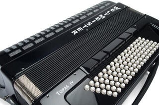 Piano accordion Weltmeister Topas 37/96/IV/11/5 Piano accordion Black - 3