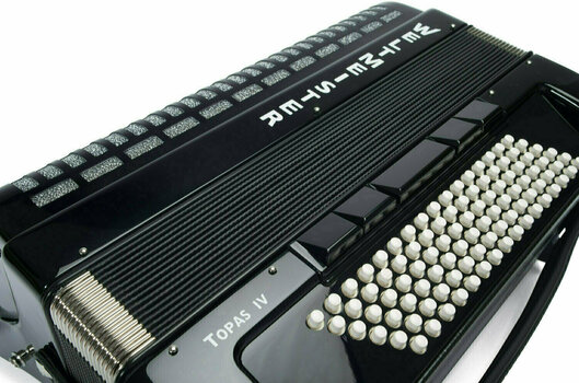 Piano accordion
 Weltmeister Topas 37/96/IV/11/5 Black Piano accordion
 - 4