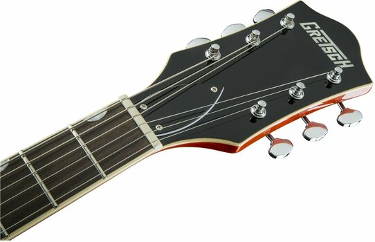 Halbresonanz-Gitarre Gretsch G5422T Electromatic DC RW Orange Satin - 7