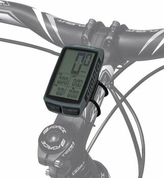 Cyklistická elektronika Force Diablo Bike Computer 11 Wired Grey - 3