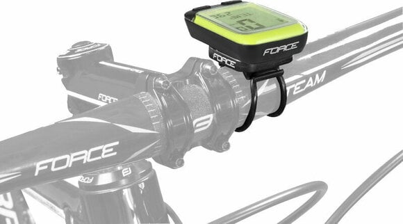 Électronique cycliste Force WLS Bike Computer 20 Wireless Fluo Yellow - 2