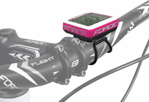 elettronica per bicicletta Force WLS Bike Computer 12 Wireless Pink - 2