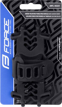 Aparelhos eletrónicos para ciclismo Force Stem Phone Holder Silicone Black - 3