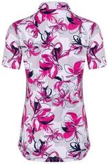 Rövid ujjú póló Kjus Womens Enya Printed S/S Magenta/Alloy - 1