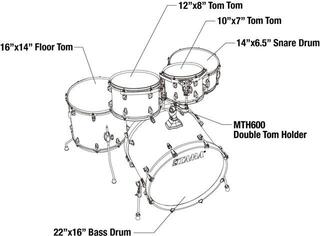 Akoestisch drumstel Tama CK52KRS-ICA Superstar Classic Ice Ash Wrap Akoestisch drumstel - 7