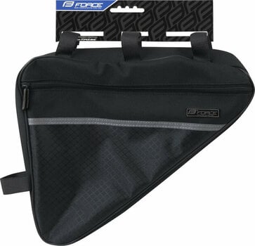 Polkupyörälaukku Force Large Eco Frame Bag Black 3,5 L - 5