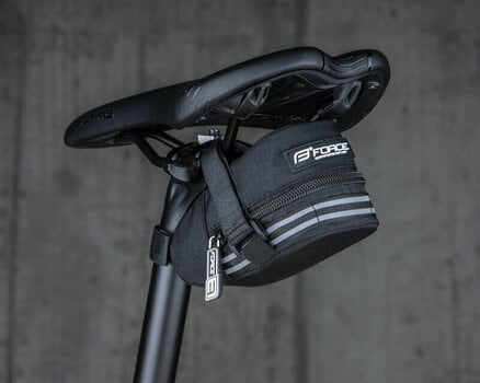 Cyklistická taška Force Mini Saddle Bag Black 0,3 L - 5