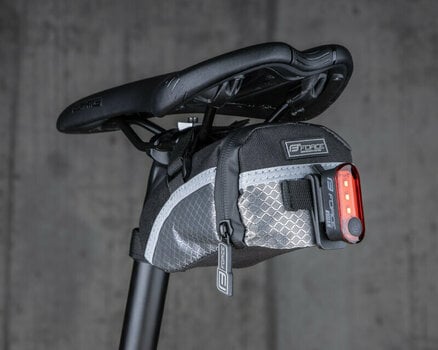 Kerékpár táska Force Ride Saddle Bag Nyeregtáska Grey M - 5