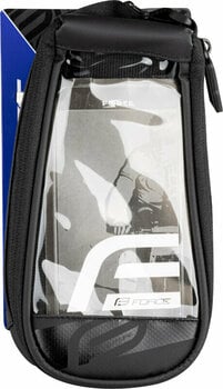 Saco para bicicletas Force Phone Adventure 5,5" Frame Bag Black XL 0,8 L - 3