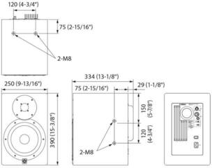 Ενεργή οθόνη στούντιο Yamaha HS 8i Ενεργή οθόνη στούντιο 1 τεμ. - 4